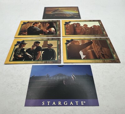 Stargate  6 Card Lot - Insert/TC Cards/Sticker  See Description Below  SellbyCyn