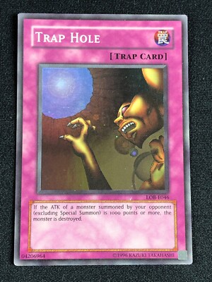 YUGIOH TRAP HOLE LOB-E046 SUPER LP