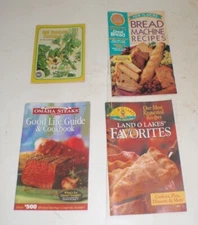 Lot Of 4 Cook Booklets - Omaha Steaks, Land O Lakes, Gold Medal, Odd Vegetable