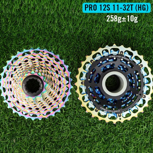 12 Speed 11-32T Road Bike Cassette Road Bicycle Freewheel 12s Chain For HG - Foto 27 di 29
