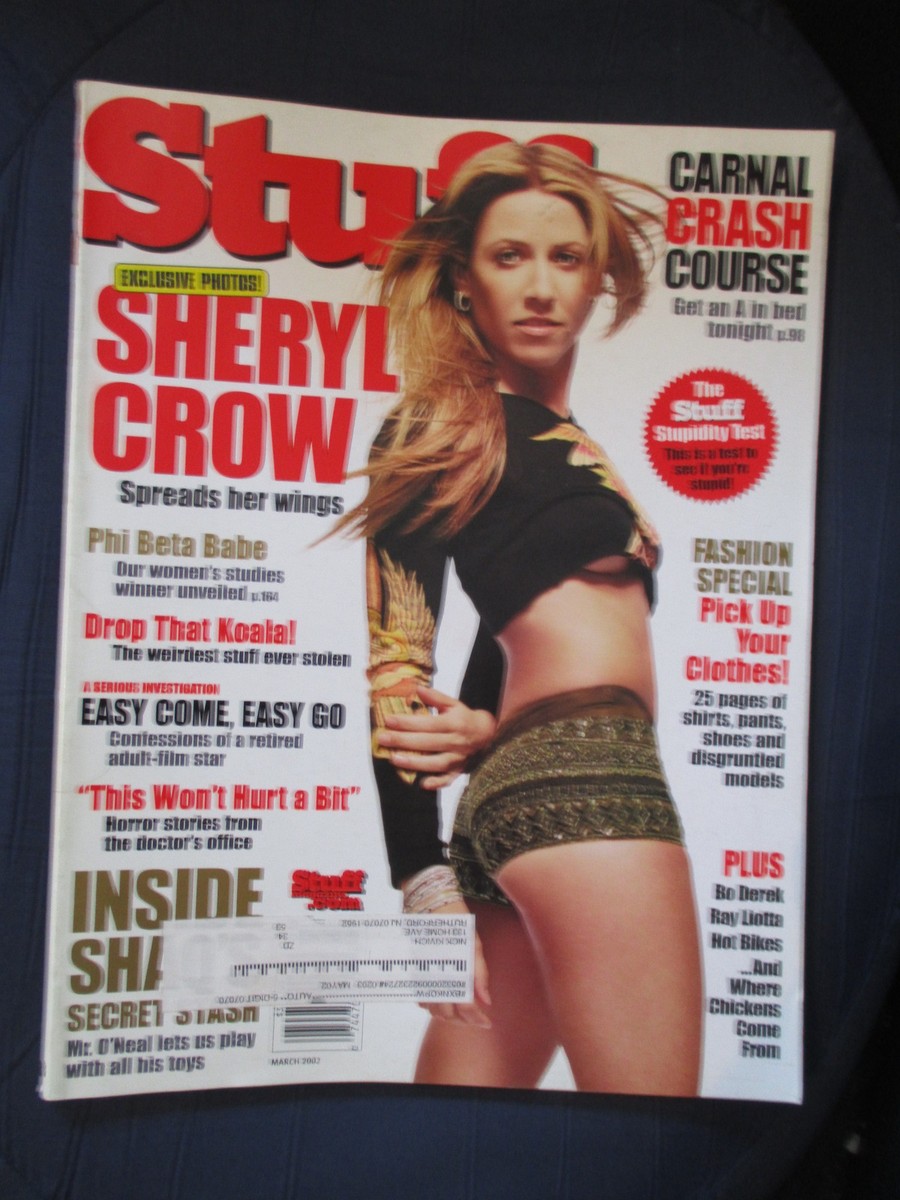 SHERYL CROW magazine STUFF March 2002 | eBay