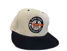 NOS Nissin HOOTERS Canvas Armchair Quarterback Club Hat FOOTBALL Snapback Cap