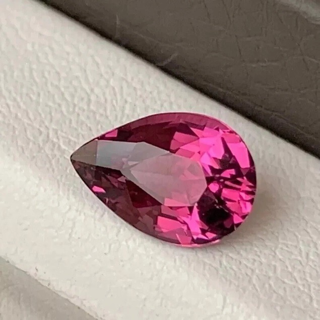 Awesome Ceylon Pink Sapphire Natural 5-7 Ct Loose Pear Cut Certified Gemstone