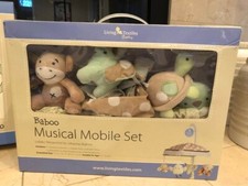 Living Textiles Baboo Jungle Monkey Musical Baby/Newborn Nursery Hanging Mobile