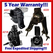 K048 Fit 03-08 Pontiac Vibe 1.8L 2WD Engine Motor&Trans Mount for Auto(4pc Set)