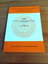 Doris Buddenberg: "Hir" - Zur strukturalen Deutung des Panjabi-Epos