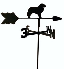 BERNESE MOUNTAIN DOG GARDEN WEATHERVANE WROUGHT IRON LOOK MADE IN USA TLS1046IN