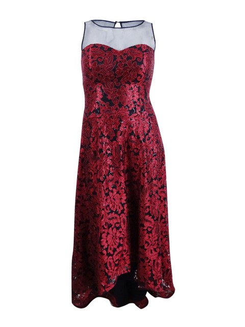 ebay red sequin dress