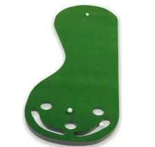 Putting Golf Green Mat Practice Indoor Training Aid Outdoor Turf Hole Putt Gift