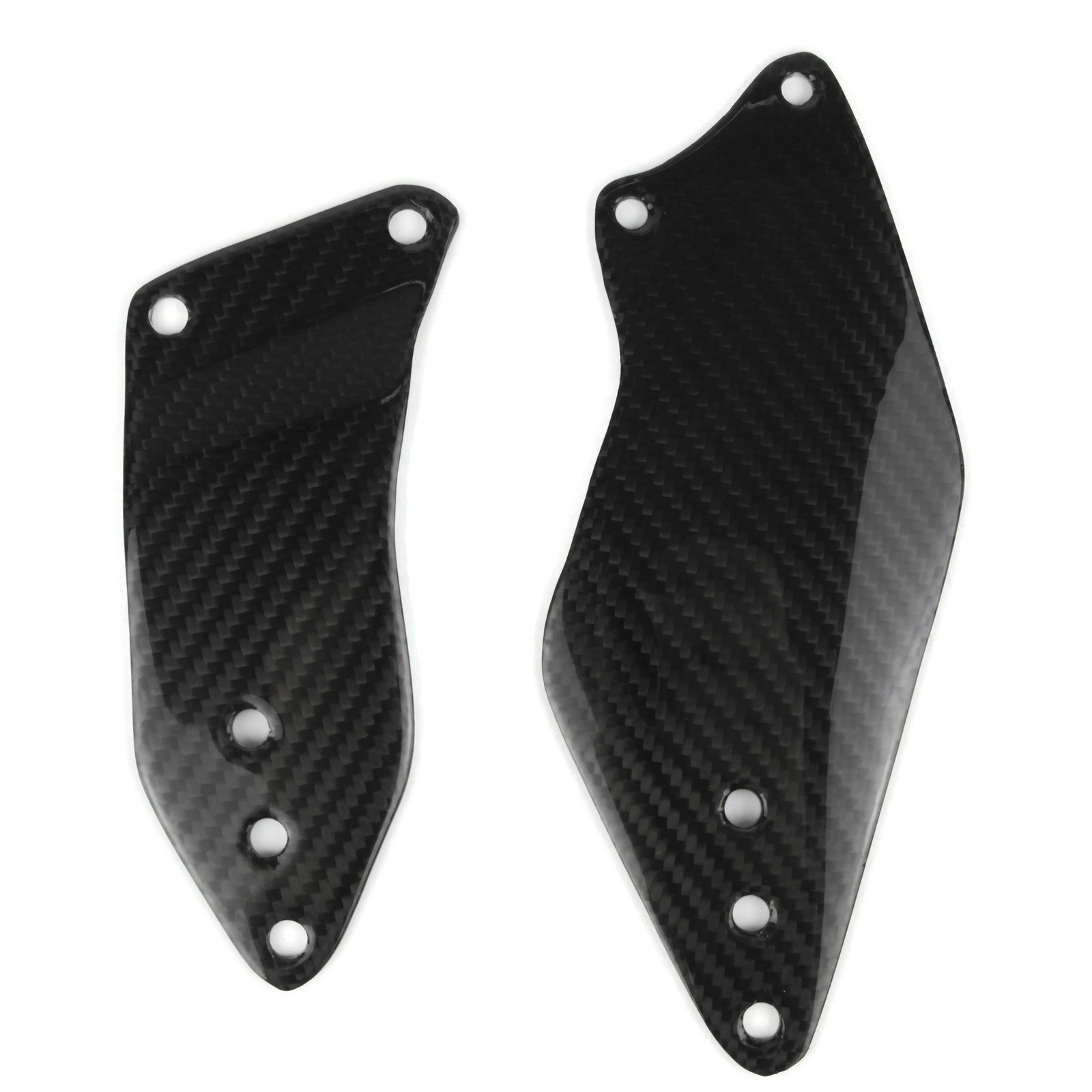 Talonnettes Kawasaki ZX10R en fibre de carbone véritable par RSR Moto