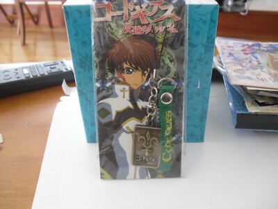 Code Geass Metal Charm Phone Strap Anime VINTAGE NEW