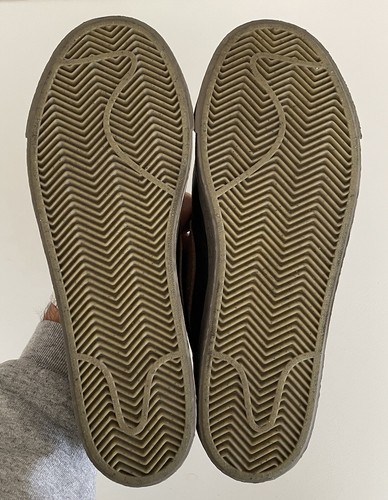 Nike SB Blazer Premium SE (384387-022) Talla 9 Cuero Negro Arcilla de Cacao - Imagen 8 de 8