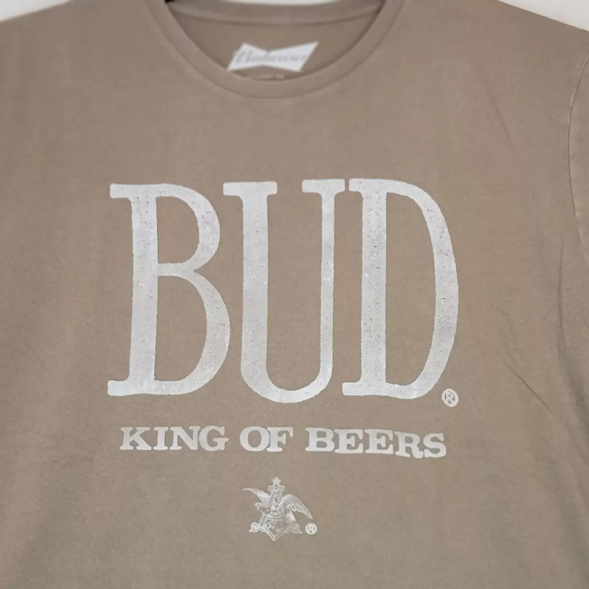 Lucky Brand:【Budweiser】ビンテージ風 Tシャツ Lucky Brand Budweiser Shirt Mens 2XL XXL Brown Bud Beer