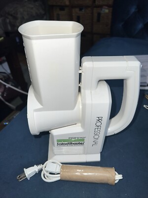 Presto Professional Salad Shooter Slicer/Shred 0297001 WORKING Base Only + Cord