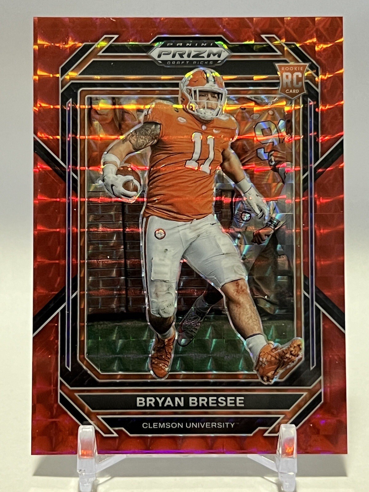 Bryan Bresee Panini Prizm Draft Picks #173 Red Finite