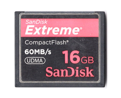 (HEAVILY DENTED) SanDisk Extreme 16GB 60MB/s UDMA CF Compact Flash Memory Card