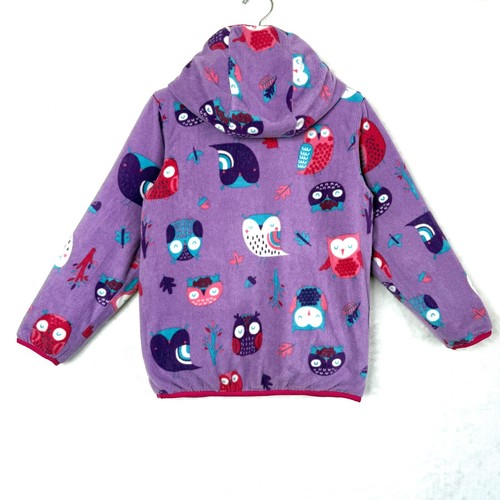 Boulder Gear Otto Reversible Fleece Insulator Hooded Snow Jacket Girl 7 Pink Owl - Bild 9 von 10