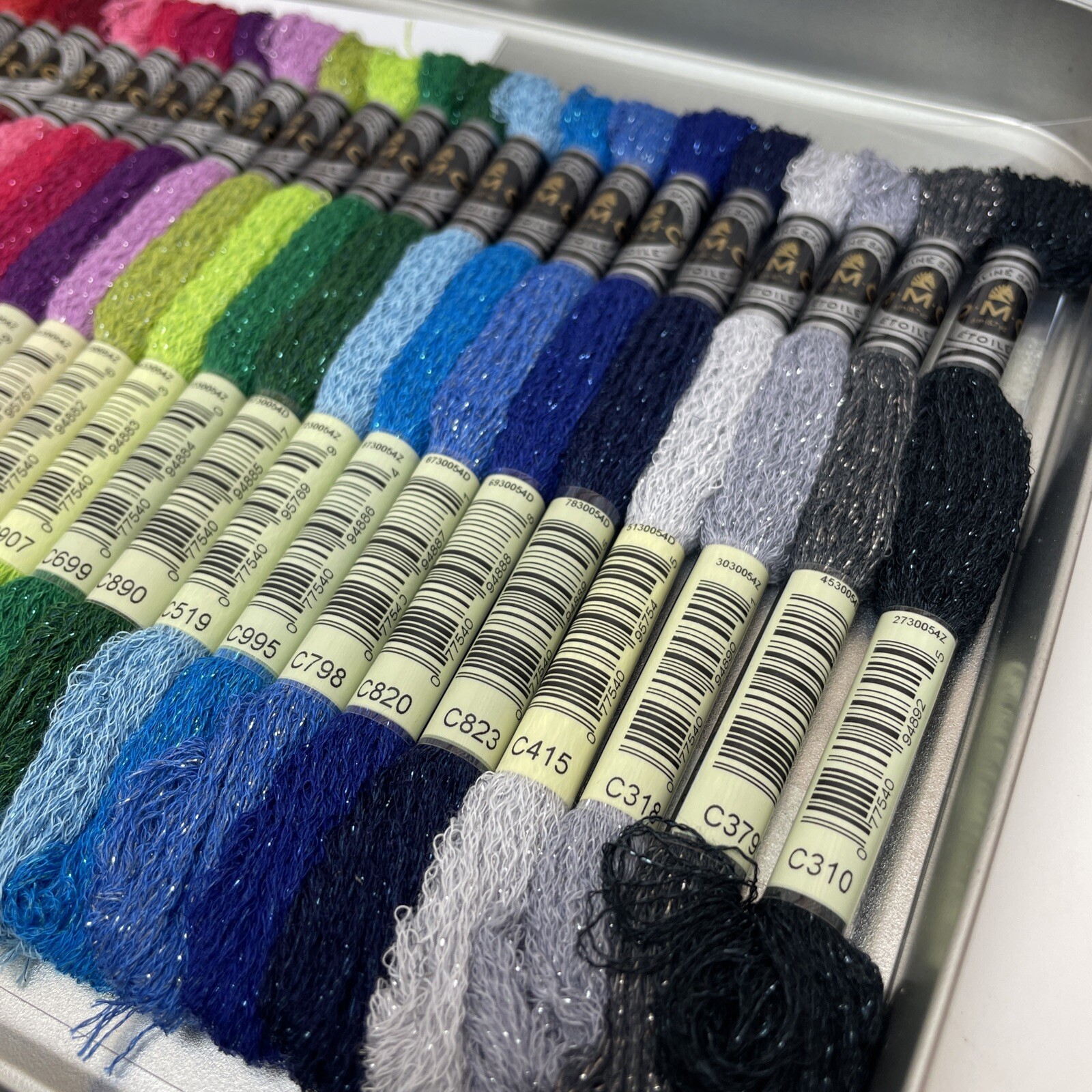 DMC 35pc Mouline Special Etoile in Tin Embroidery Floss 77540948253 eBay