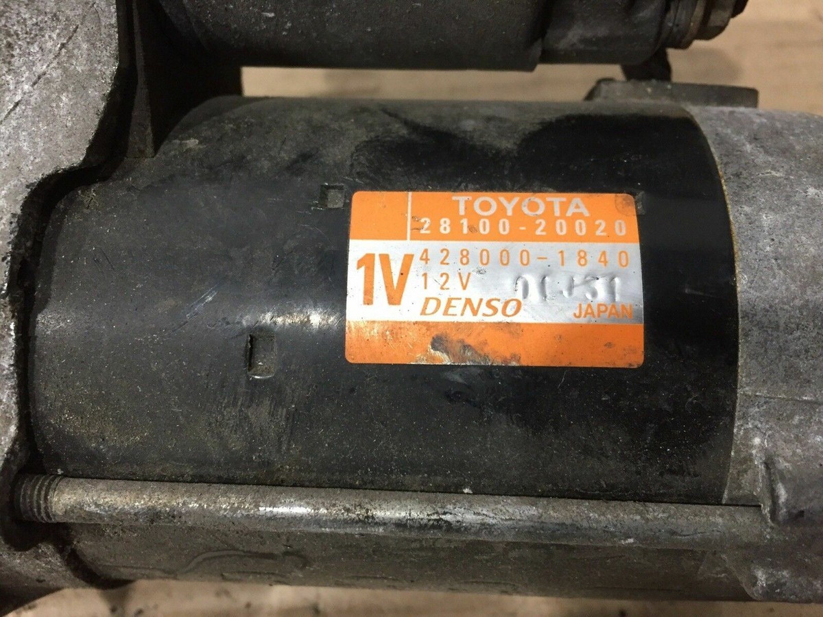 camry avalon highlander rav4 scion tc sienna solara starter motor