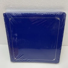 Creative Memories Album Scrapbook Blue Silver 12x12 with pages New in Package