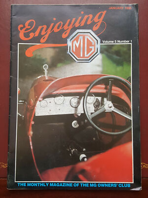 Enjoying MG Magazine January 1985 - B8133