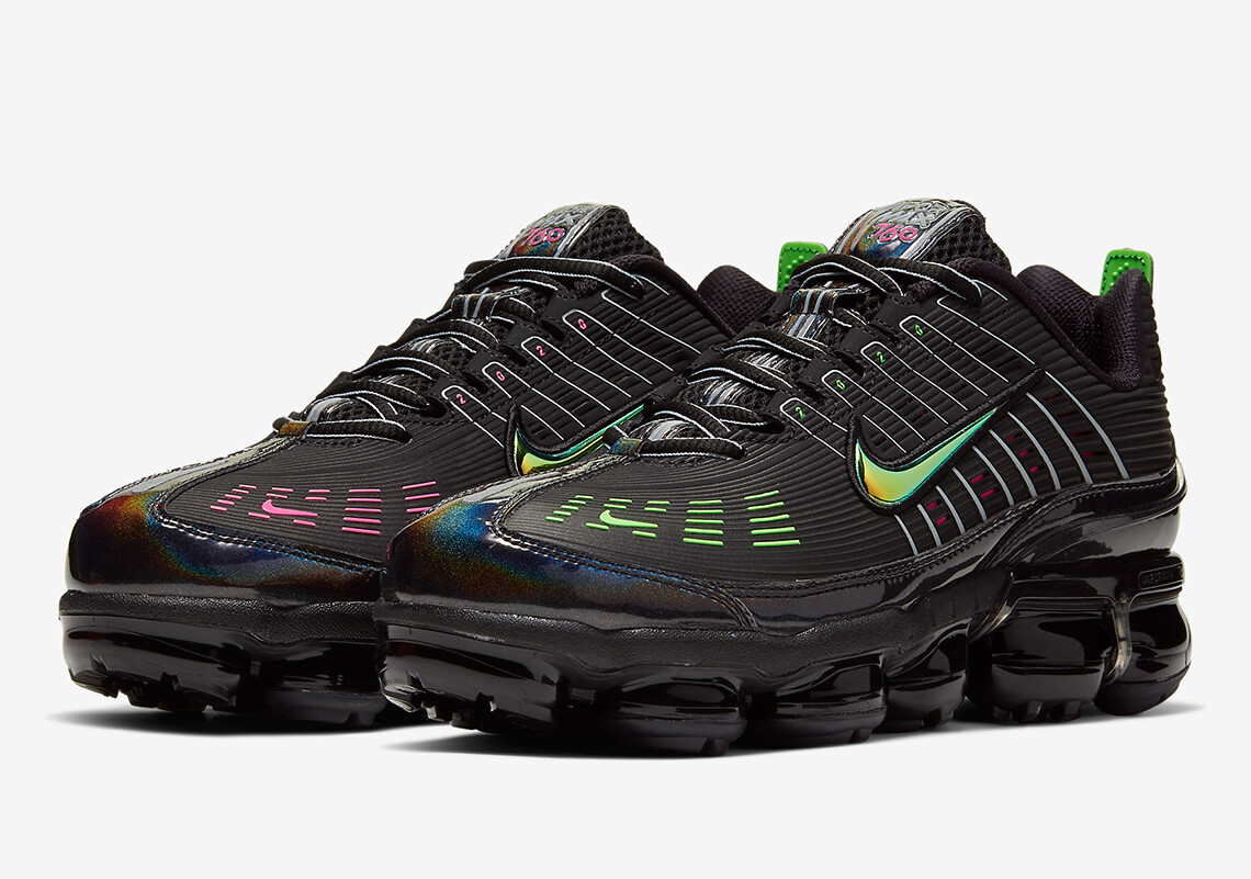 vapormax black pink green