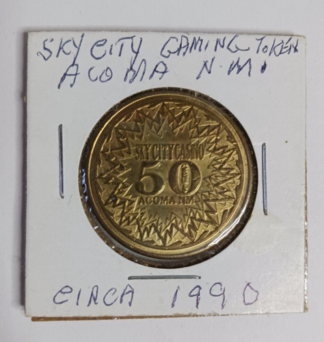 Sky City Casino Acoma, N.M.  50 Cent Token Rare
