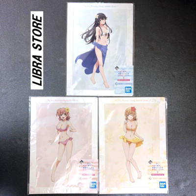 Oregairu Sommer Andenken Ichiban Kuji Abbildung Brett Set Mit 3 Express Japan