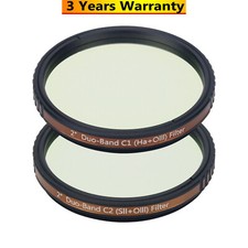 Askar 2" Dual Band Pass Filter C1 Ha OIII C2 SII OIII for Mono Colorful Cam