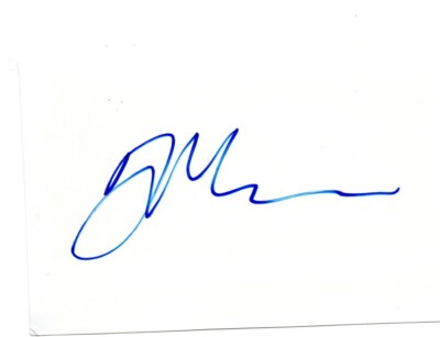 Jake Abraham LOCK STOCK & Mean Machine signed White Card handsigniert gestorben 2023