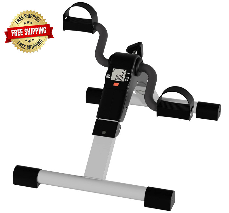 pedal de bicicleta bajo del escritorio ciclo de pie portátil para ejercicio