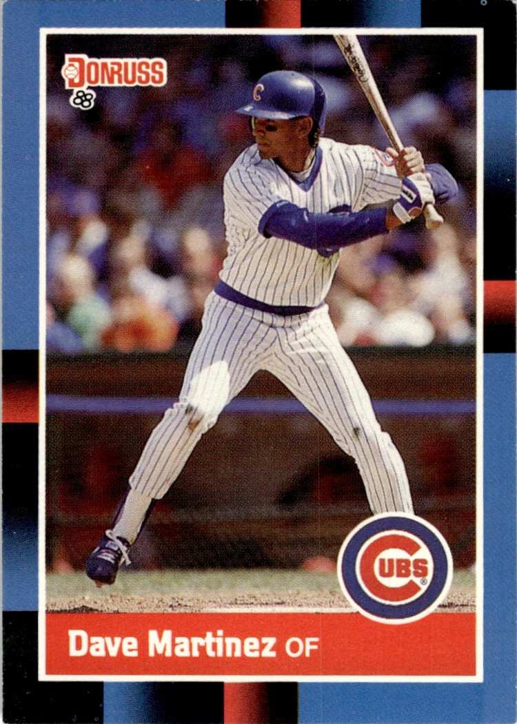 1988 Donruss Dave Martinez Chicago Cubs #438 18509