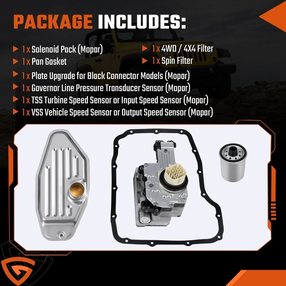 Transmission Shift Solenoid For 2004-2018 Dodge Durango V8 4.7L 3.7L 68002342 - Image 2 of 4