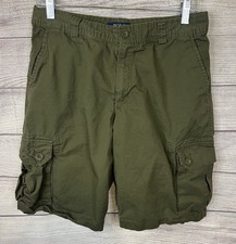 Polo Ralph Lauren Cargo Shorts Youth XL Boy 20 Chino Green