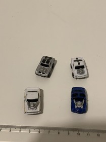 Vintage Galoob Micro Machines Muscle Cars Hot Rods Engine Lot x 4