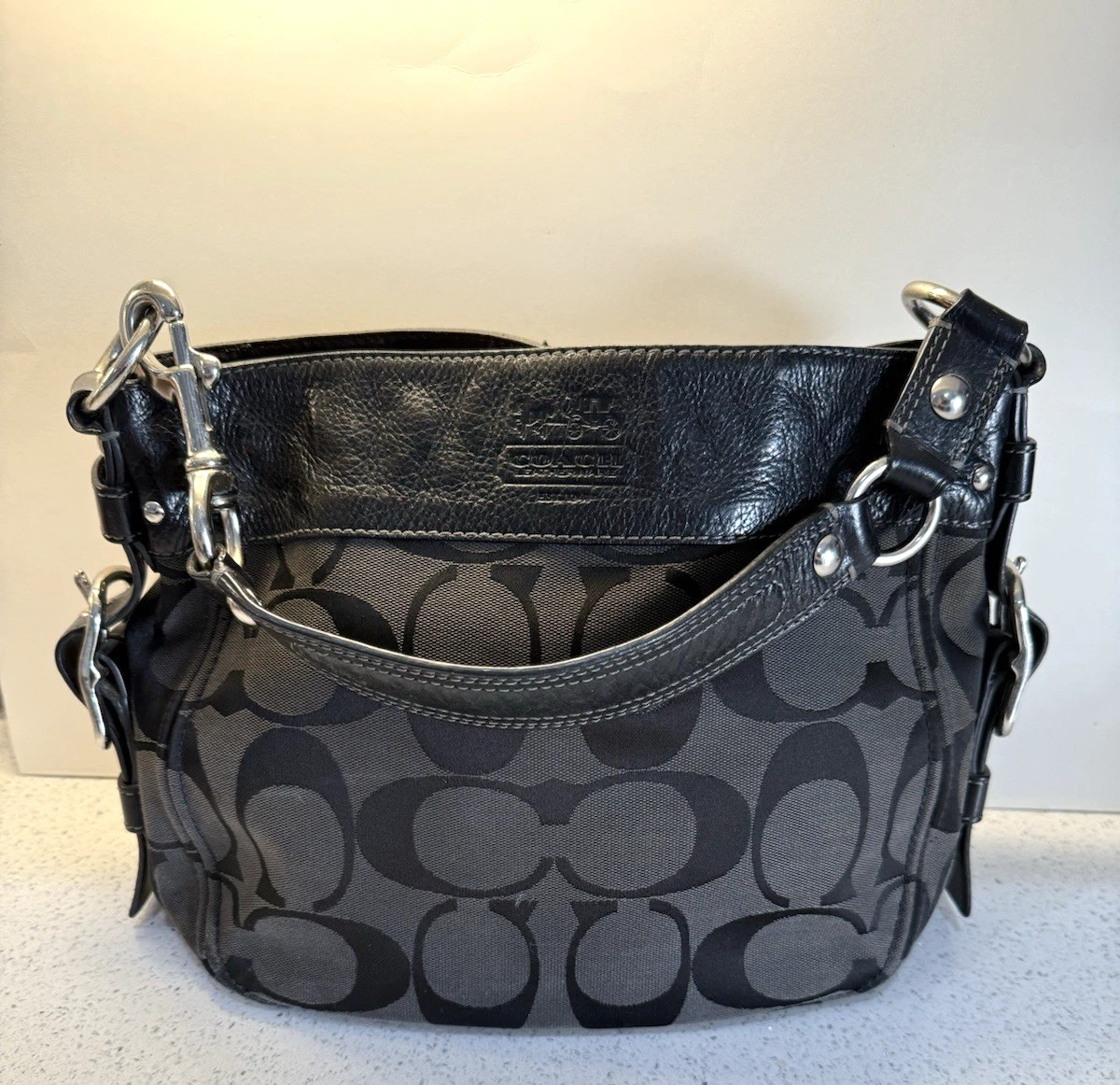 Coach Leather Hobo Bags for Women for sale | eBay