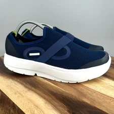OOFOS OOMG Low Slip On Shoes Men's Size 11 Lightweight Recovery Sneaker Blue