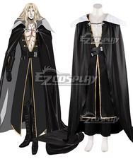 Castlevania Season 4 Anime Alucard Cosplay Costume