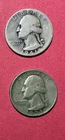 New ListingLot of  2 90% Silver Washington Quarters 1941 and 1953-D