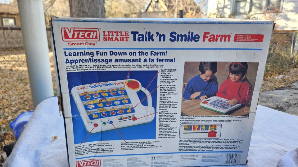 Vintage VTECH Little Smart Talking Smile Farm BNIB - Image 4 of 4