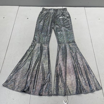 stretch flare dress pants High Waisted Black Stretch Flare Pants main image 1