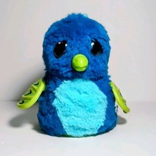 Hatchimals Draggle Blue Dragon Bird Plush 5.5 Spin Master Stuffed Animal WORKS