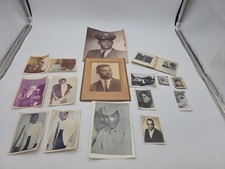 20 Vtg 50's 60's Black American Family Photo Lot Black  White Military