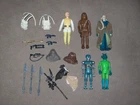 Lot Of 1980s Kenner Star Wars Action Figures, Weapons, & Accessories