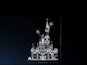 lego disney castle 43222 - 4837 pcs Collector Set New Sealed Adult 18+