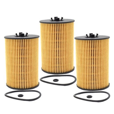 3X 03N115562 Engine Oil Filter For VW Golf MK6 MK7 Passat B7 B8 Audi Q2 Q3 Q5 TT
