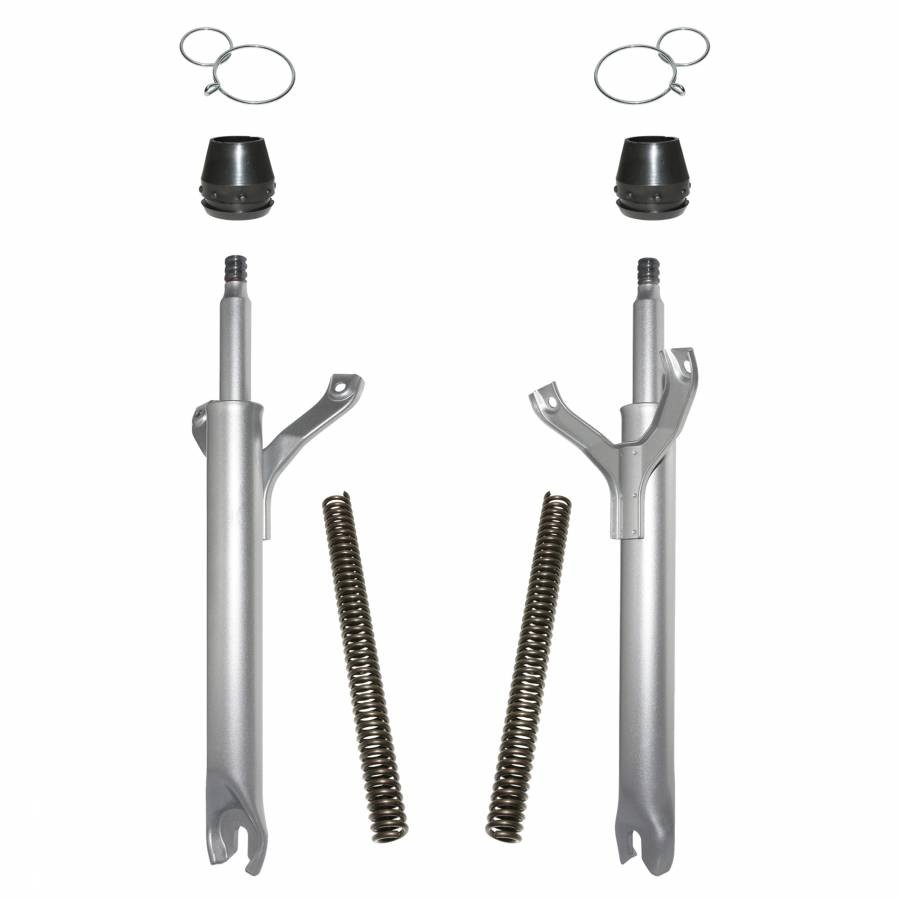 Tube de fourche MBK 51 Swing complet gris pièces suspension avant paire