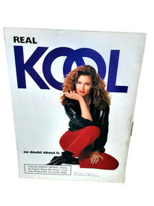 1994 KOOL Cigarettes Vintage Print Ad Woman Red Pants Authentic Original