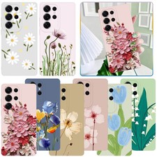 Shockproof Phone Case Delicate Flower Cover For Samsung A06 A26 5G S25 Ultra S24