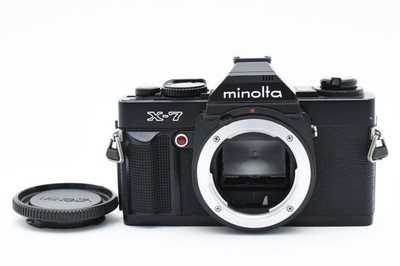【 NEAR MINT+ 】 Minolta X-7 Black Body 35mm Film SLR Camera From JAPAN #35332